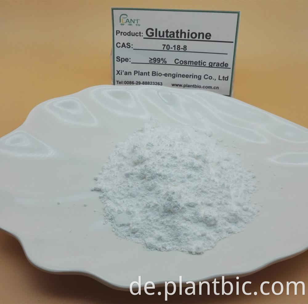 Factory Supply Hautaufhellung Pharma Grade L Typ Pulver Kosmetik L-Glutathion reduziert